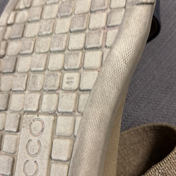 Ecco blue leather sandals with straps size 41/10 comfortable wide strap - Picture 7 of 11